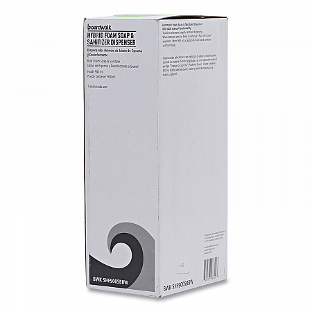 Bulk Fill Foam Soap Dispenser with Key Lock, 900 mL, 5.25 x 4 x 12, Black Pearl (SHF900SBBW)