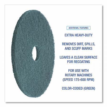 Heavy-Duty Scrubbing Floor Pads, 18