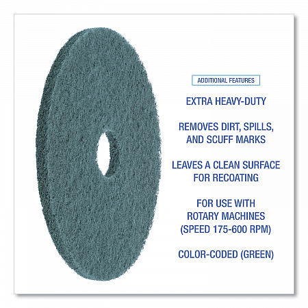 Heavy-Duty Scrubbing Floor Pads, 17