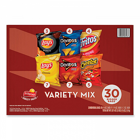 Classic Variety Mix, Assorted, 30 Bags/Box (70227)