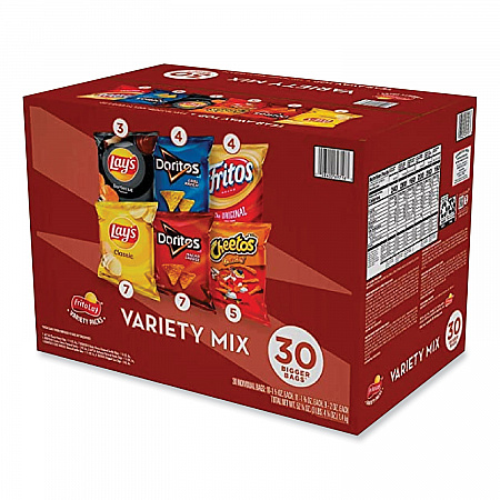 Classic Variety Mix, Assorted, 30 Bags/Box (70227)