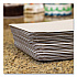 Bakery Bright White Cake Pad, Single Wall Pad, 1/4 Sheet, 10 x 14, Bright White, Paper, 100/Bundle (1149)