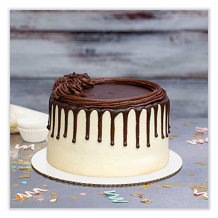 Bright White Cake Circles, 10
