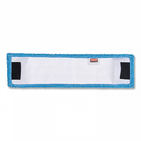 Adaptable Flat Mop Pads, Microfiber, 19.5 x 5.5, Blue (2132427)