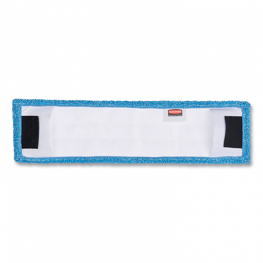 Adaptable Flat Mop Pads, Microfiber, 19.5 x 5.5, Blue (2132427)