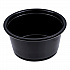 Souffle/Portion Cups, 2 oz, Plastic, Black, 125/Sleeve, 20 Sleeves/Carton (PRTN2BL)