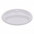 Hi-Impact Plastic Dinnerware, 3-Compartment Plate, 10