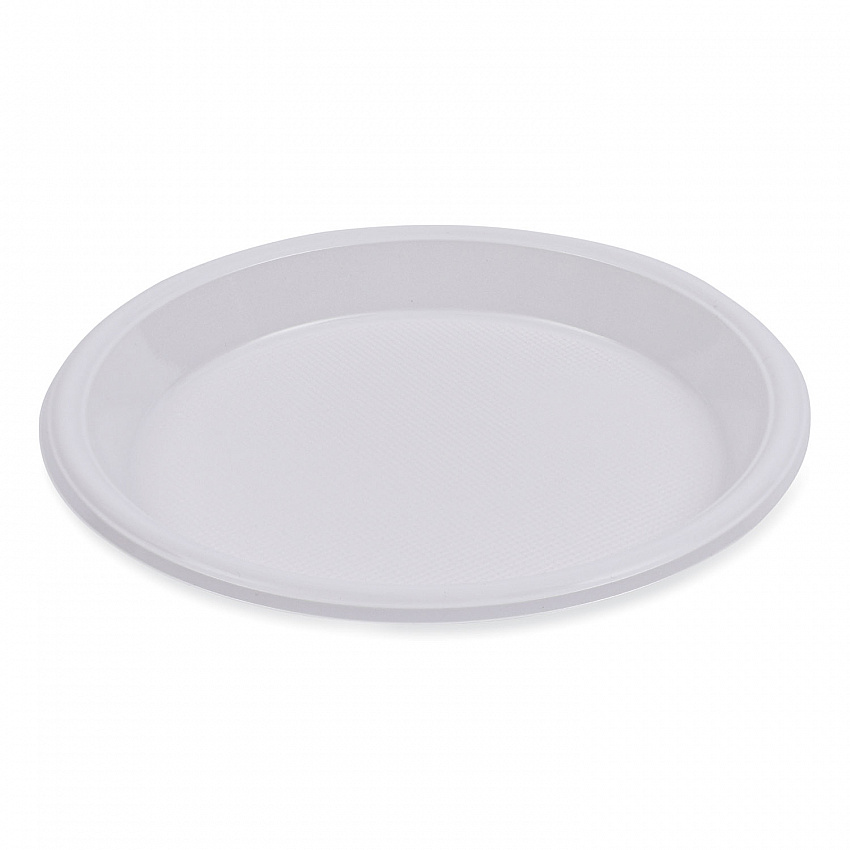 Hi-Impact Plastic Dinnerware, Plate, 10" dia, White, 500/Carton (PLHIPS10WH)