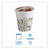 Deerfield Printed Paper Cold Cups, 12 oz, 50/Sleeve, 20 Sleeves/Carton (DEER12CCUP)