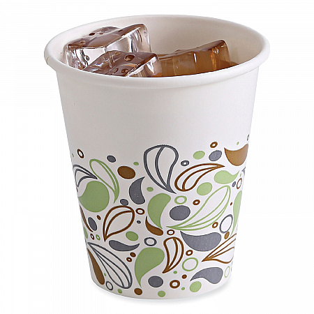 Deerfield Printed Paper Cold Cups, 12 oz, 50/Sleeve, 20 Sleeves/Carton (DEER12CCUP)