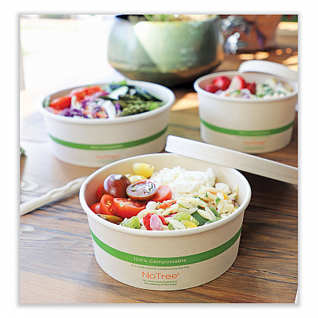 No Tree Wide Paper Bowls, 32 oz, 5.9