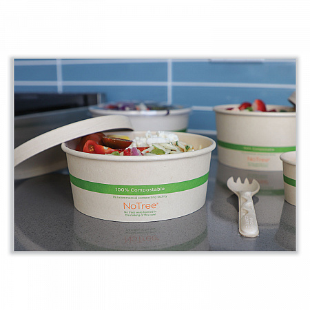 No Tree Wide Paper Bowls, 32 oz, 5.9
