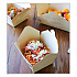 No Tree Folded Takeout Containers, 26 oz, 4.2 x 5.2 x 2.5, Natural, Sugarcane, 450/Carton (TONT1)
