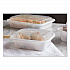 Newspring VERSAtainer Microwavable Containers, Rectangular, 12 oz, 5.8 x 4.6 x 2.3, White/Clear, Plastic, 150/Carton (NC818)