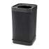 Safco At-Your Disposal Top-Open Waste Receptacle, Square, Polyethylene, 38 gal, Black (9790BL)