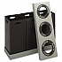 At-Your-Disposal Recycling Center, Three 84 gal Bins, Polyethylene, Black (9798BL)