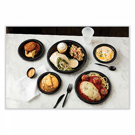 Meadoware Impact Plastic Dinnerware, Plate, 6