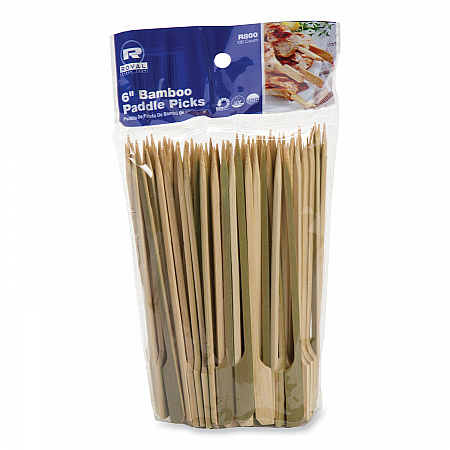 Bamboo Paddle Picks, 6