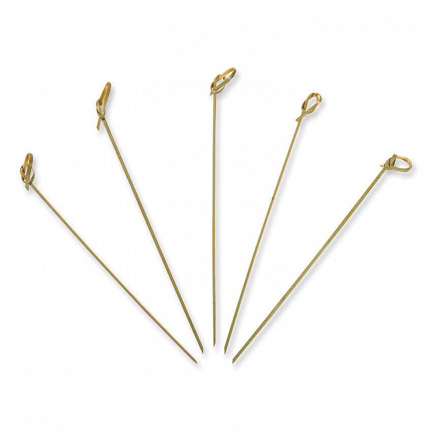 Knotted Bamboo Pick, Paper, 7", Natural, 100/Box, 10 Boxes/Carton (R802)