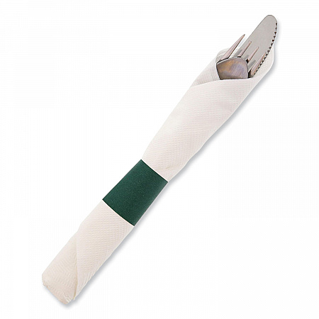 Napkin Bands, Hunter Green, 1.5