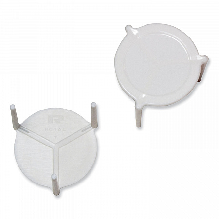 Pizza Savers, Plastic, White, 100/Box, 10 Boxes/Carton (RPS1M)