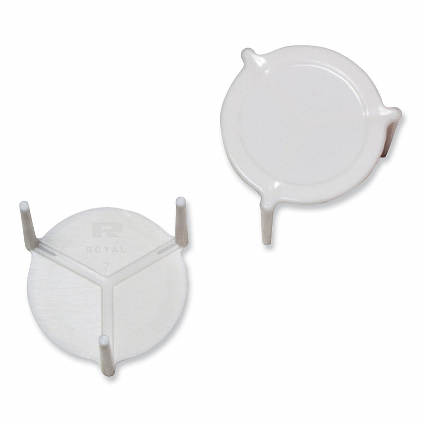 Pizza Savers, Plastic, White, 100/Box, 10 Boxes/Carton (RPS1M)