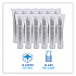 Clear Plastic PET Cups, 24 oz, 50 Cups/Sleeve, 12 Sleeves/Carton (PET24)