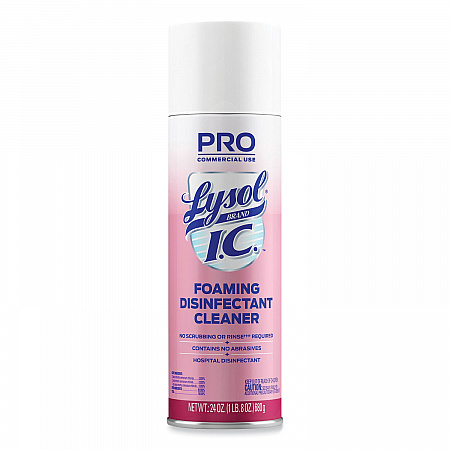 Foaming Disinfectant Cleaner, Fresh Scent, 24 oz Aerosol Spray, 12/Carton (95524CT)