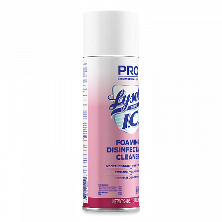 Foaming Disinfectant Cleaner, Fresh Scent, 24 oz Aerosol Spray, 12/Carton (95524CT)