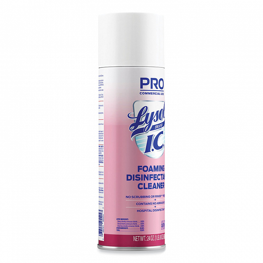 Foaming Disinfectant Cleaner, Fresh Scent, 24 oz Aerosol Spray, 12/Carton (95524CT)