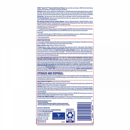 Foaming Disinfectant Cleaner, Fresh Scent, 24 oz Aerosol Spray, 12/Carton (95524CT)