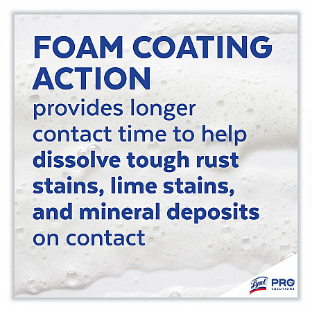 Foaming Disinfectant Cleaner, Fresh Scent, 24 oz Aerosol Spray, 12/Carton (95524CT)