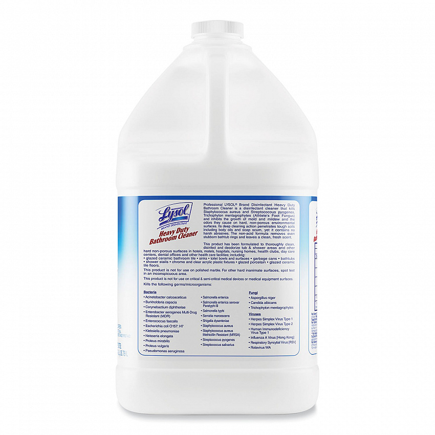 Disinfectant Heavy-Duty Bathroom Cleaner Concentrate, Fresh Lime Scent, 1 gal Bottle (94201EA)