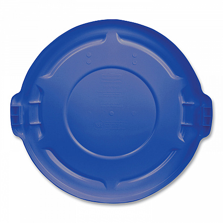 BRUTE Self-Draining Flat Top Lids for 32 gal Round BRUTE Containers, 22.25