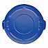 BRUTE Self-Draining Flat Top Lids for 32 gal Round BRUTE Containers, 22.25