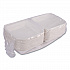 Molded Fiber Hinged Clamshell Containers, 8 x 8 x 3, White, Sugarcane, 200/Carton (EPHC81)