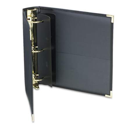 Samsill Classic Collection Ring Binder, 3 Rings, 2" Capacity, 11 x 8.5, Black (15160)