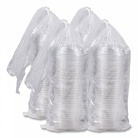PresentaBowls Lids, Clear, Fits 24 oz to 64 oz Bowls, 7.3