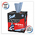 Shop Towels, POP-UP Box, 1-Ply, 9 x 12, Blue, 200/Box, 8 Boxes/Carton (75190)