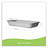 WorldView Renewable Molded Fiber Containers, 10.47 x 10.47 x 1.76, White, 200/Carton (EPSCRC107)