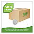 Evolution World EcoLid 25% Recycled Food Container Lid, Fits 12 to 32 oz Containers, White, Plastic, 500/Carton (EPBRSCLIDL)