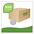 Evolution World EcoLid 25% Recycled Food Container Lid, Fits 12 to 32 oz Containers, White, Plastic, 500/Carton (EPBRSCLIDL)