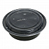 Microwavable Food Container with Lid, Round, 32 oz, 7.28 x 7.28 x 2.55, Black/Clear, Plastic, 150/Carton (TORND32)