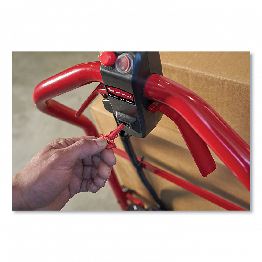 Motorized Kit for 24" x 48" Platform Trucks, Medium, DC Motor, 60 V Lithium-Ion Battery, 0.5 mph to 3 mph, Black/Red (2173663)