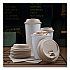 Molded Fiber Lids for Paper Cups, ProPlanet Seal, Fits 10 oz to 24 oz Hot Cups, Tan, 1,000/Carton (LK316FBR)