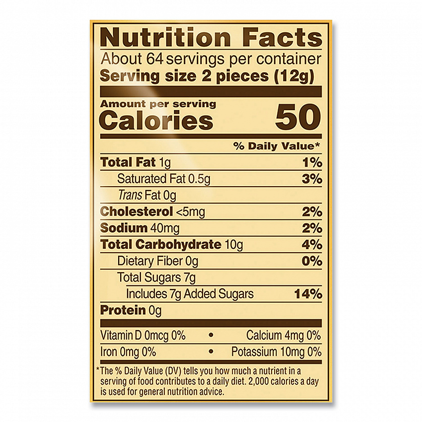 Hard Candies, Caramel, 27 oz Bag (46055)