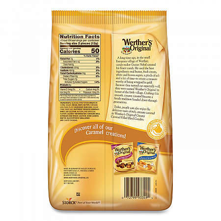 Hard Candies, Caramel, 27 oz Bag (46055)