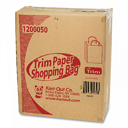 Kraft Paper Bags, Rope Handles, 8