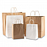 Kraft Paper Bags, Rope Handles, 8