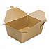 Reclosable Kraft Take-Out Box, 110 oz, 8.93 x 6.65 x 3.5, Brown, Paper, 160/Carton (PAPERBOX4)